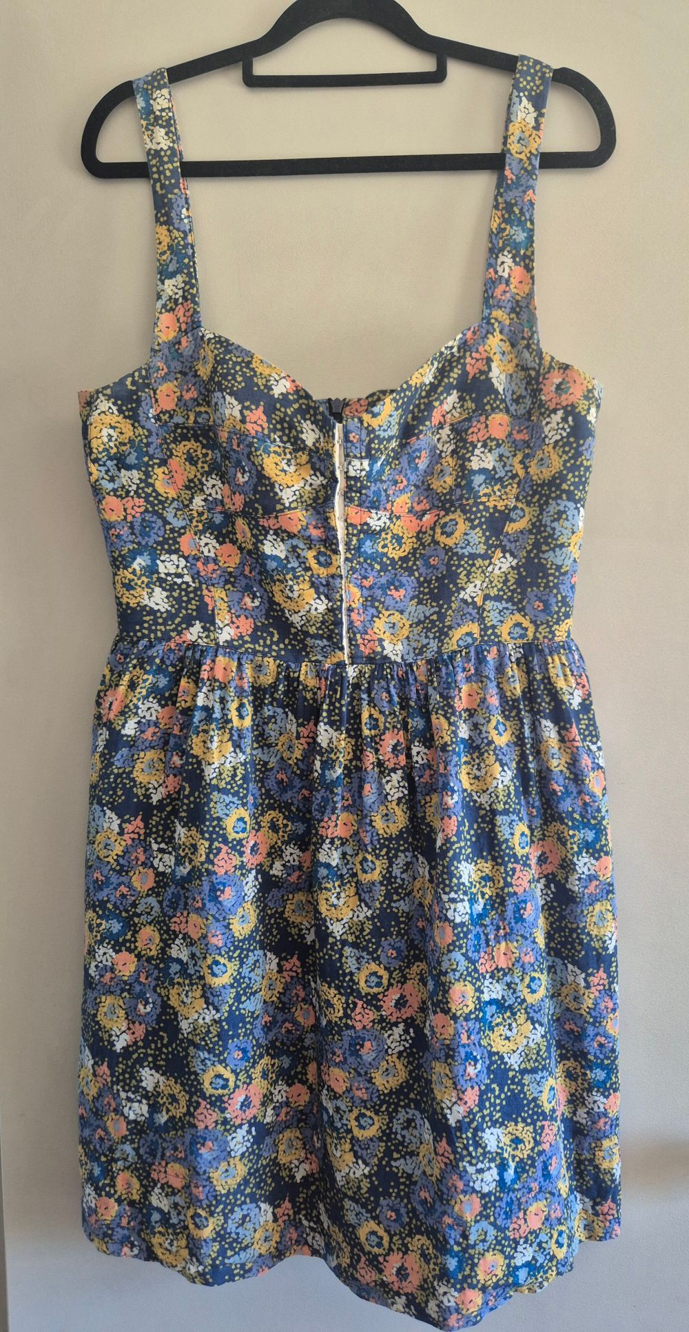 Juliette Hogan Floral Dress cotton size 12