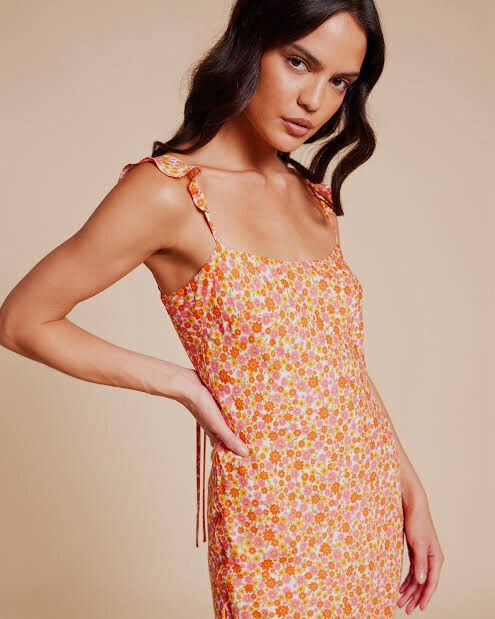 floral midi dress