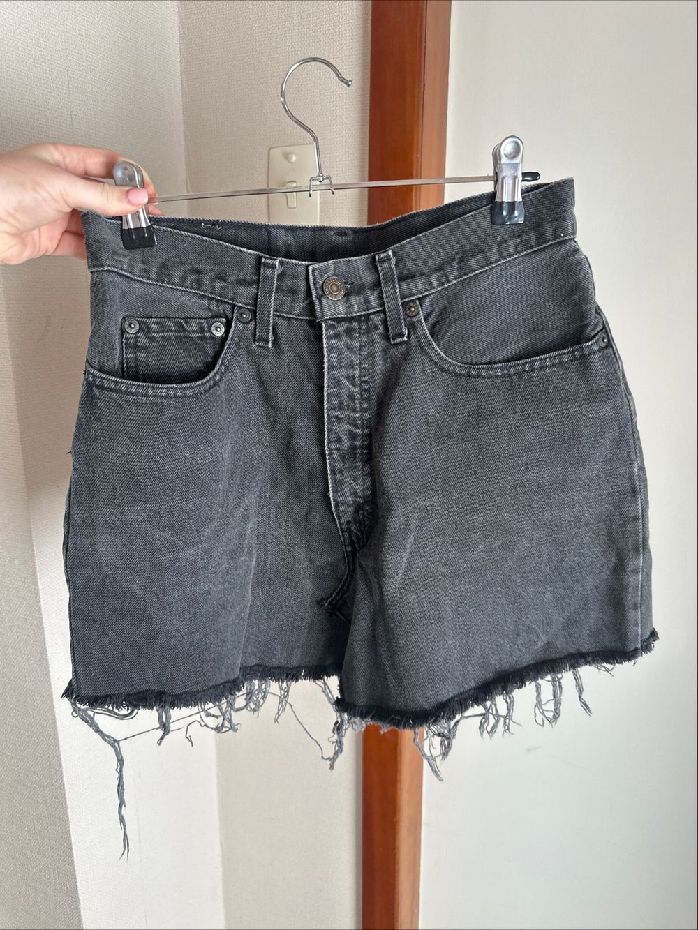 Levi's Black Denim Skirt