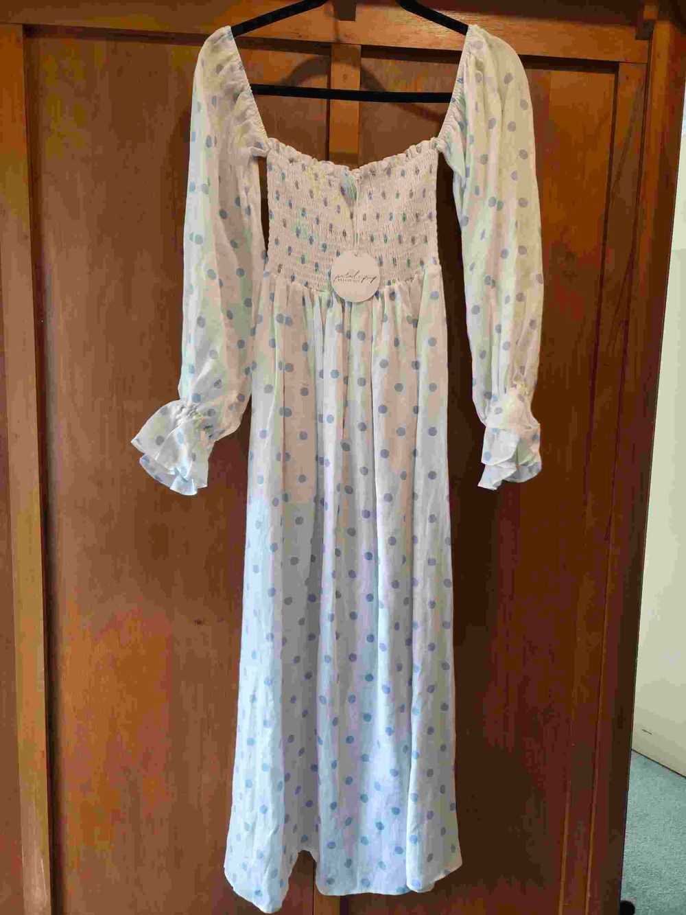 Petal & Pup Blue Polka Dot Dress
