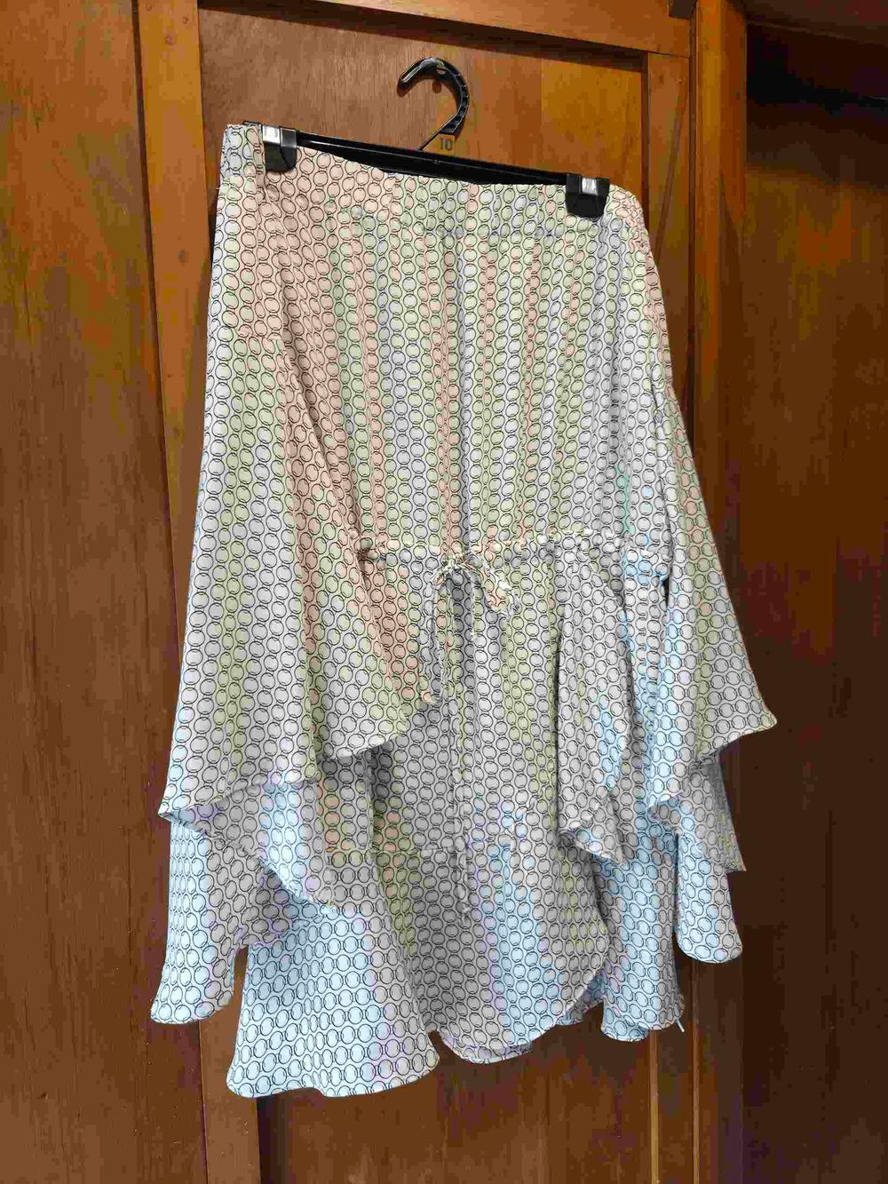 Shona Joy Cream Patterned Mini Dress