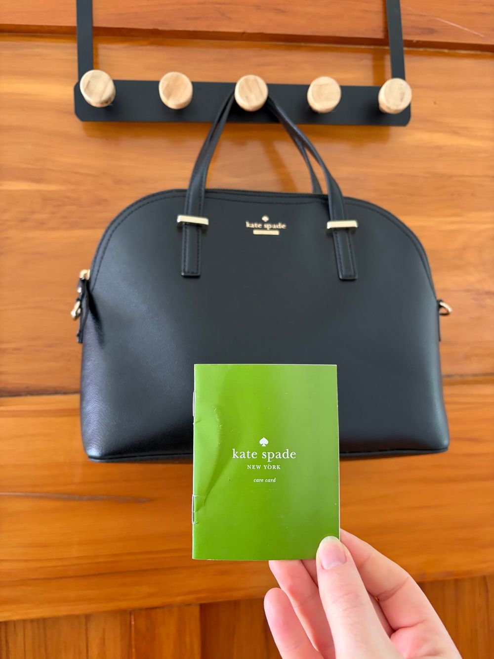 Kate Spade Black Leather Bag