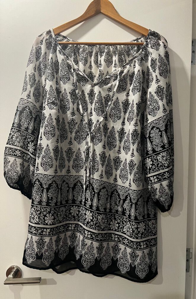 Paisley Kaftan Dress