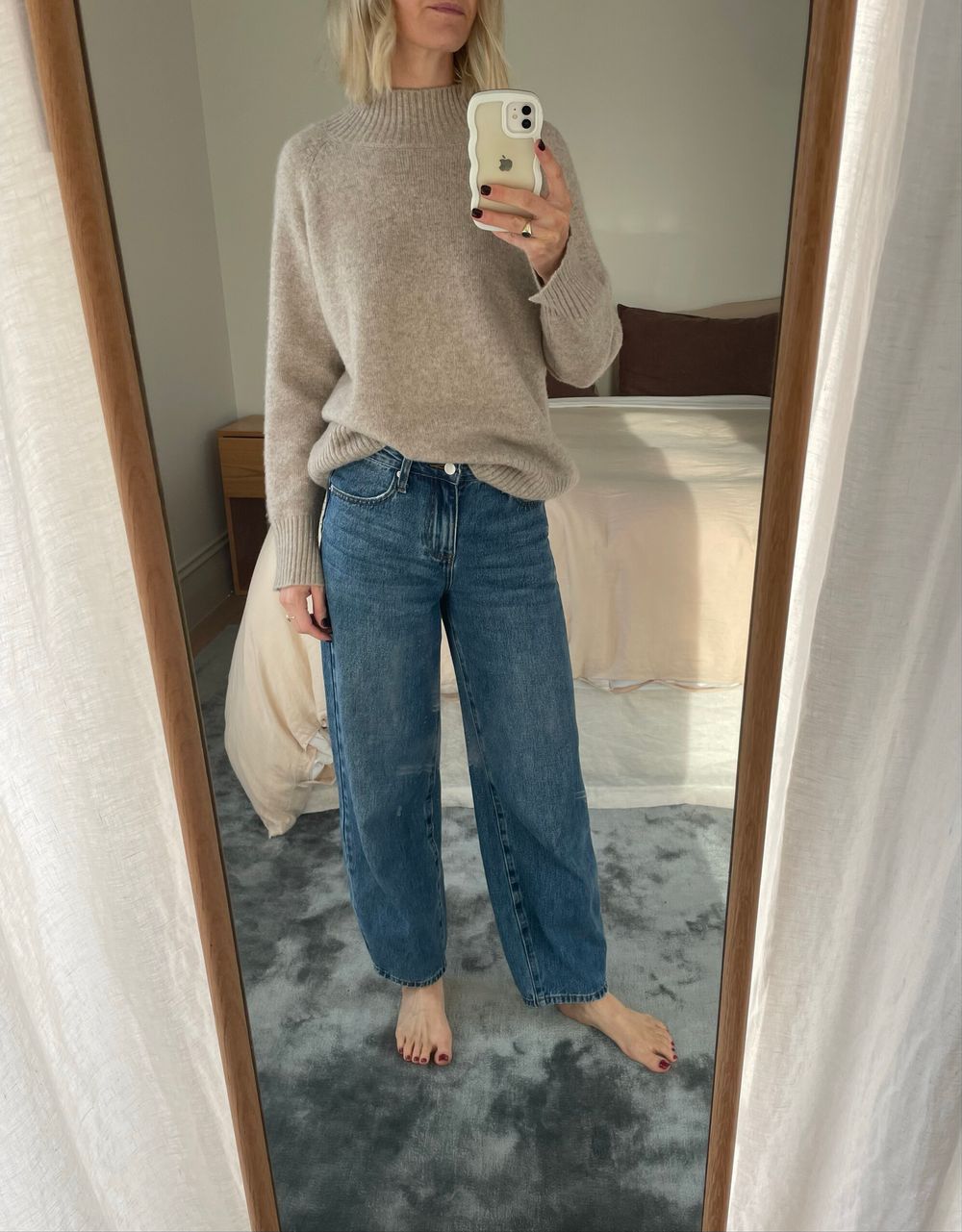 Marlow Funnel Neck Cashmere Jumper