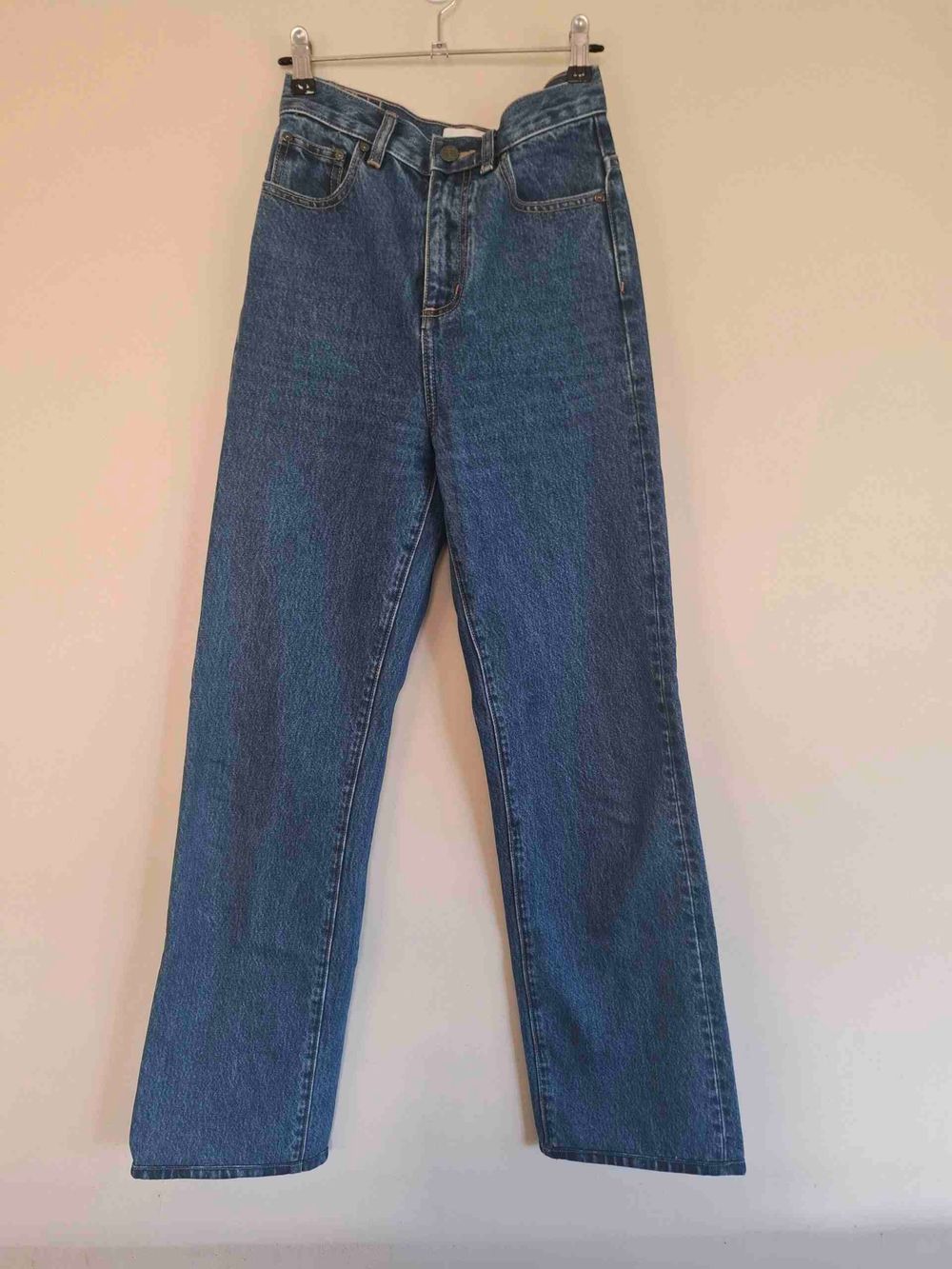 Elka Collective Blue Straight Leg Jeans