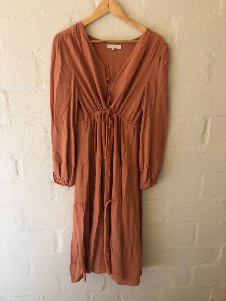 Petal & Pup - House of Sienna Linen Midi Dress on Designer Wardrobe