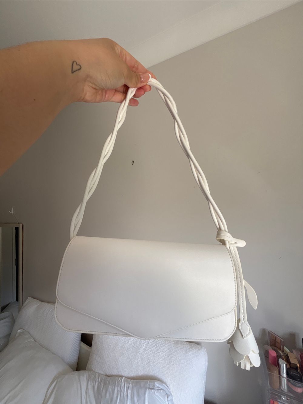 Forever New White Shoulder Bag