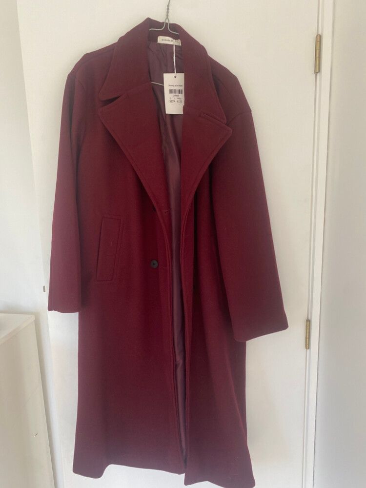 Burgundy Coat