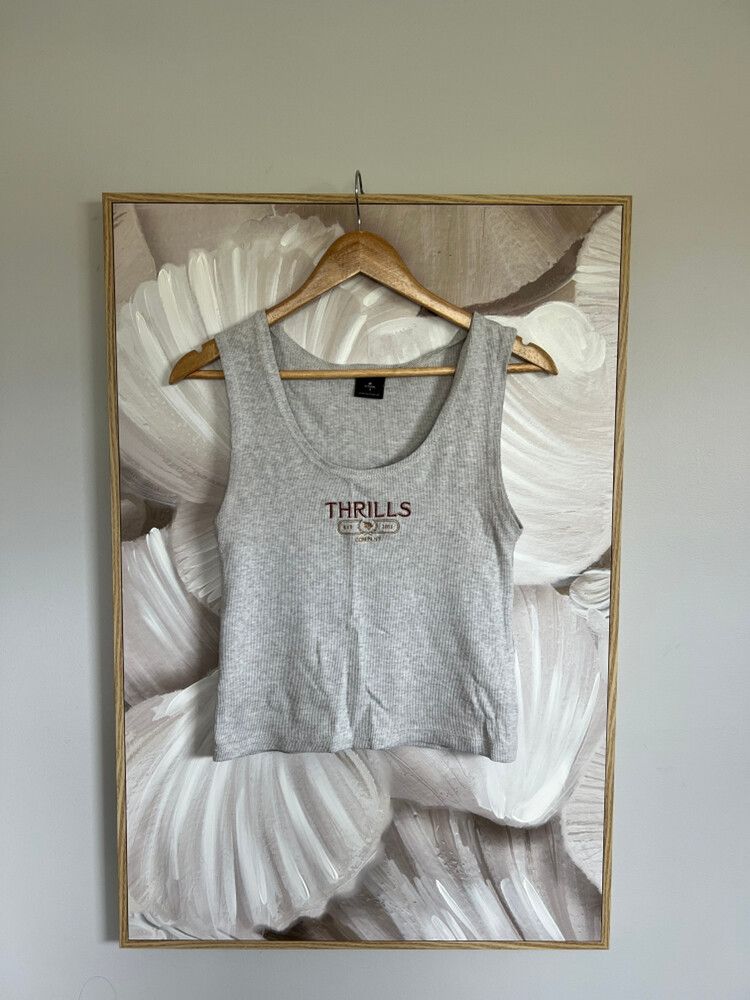 THRILLS Grey Tank Top
