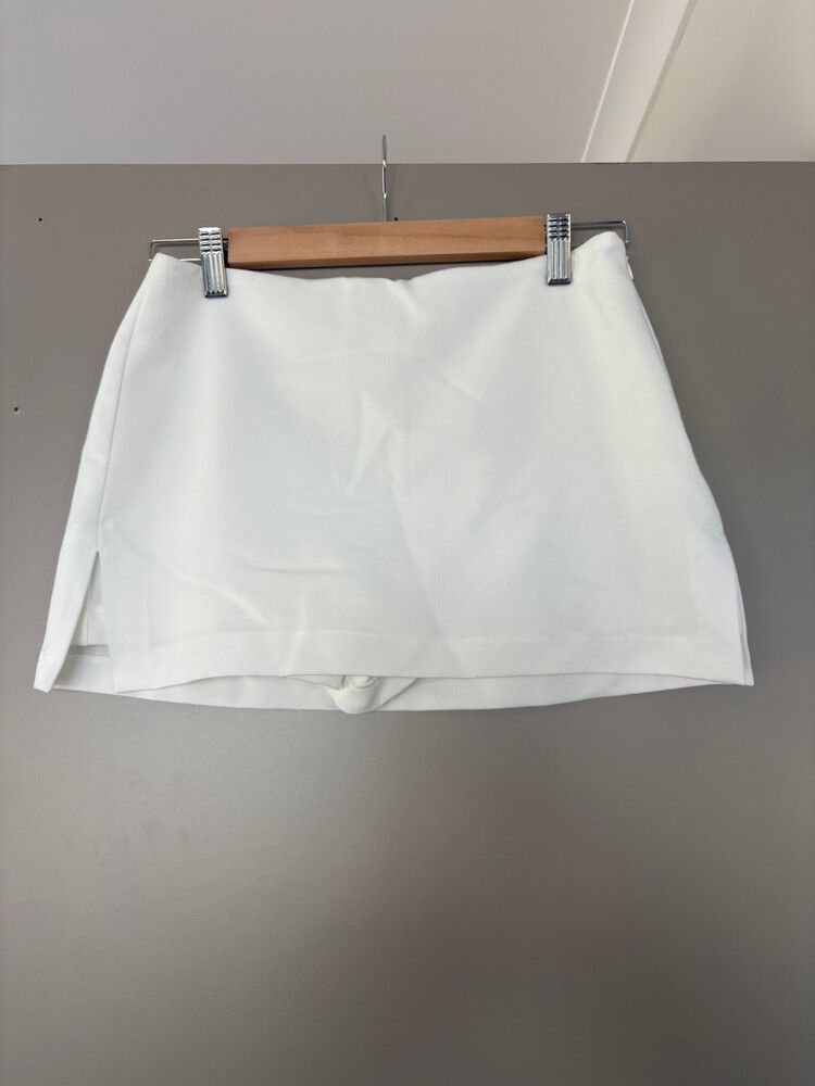 White Skort