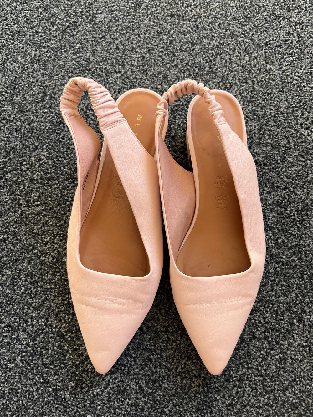Pink Sling back Heels