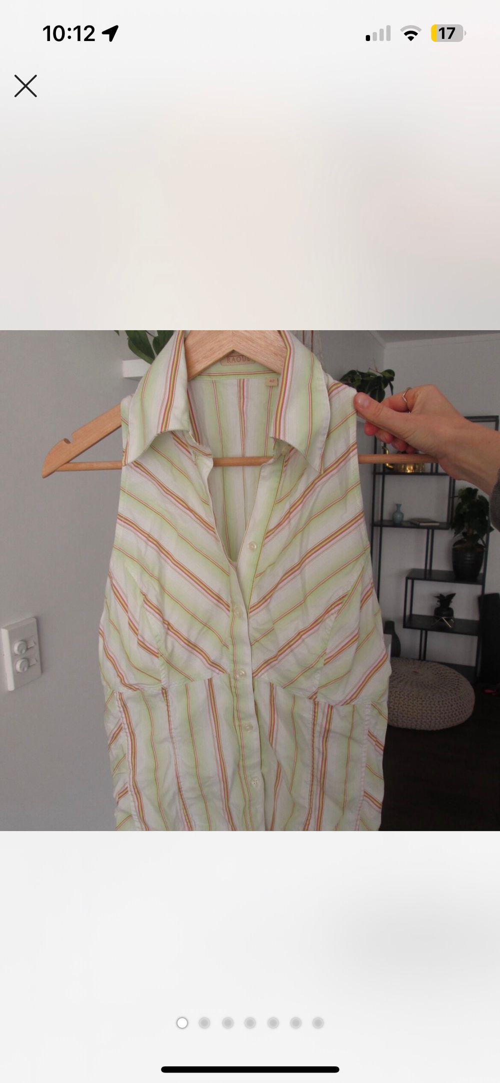 raoul vintage top size 42