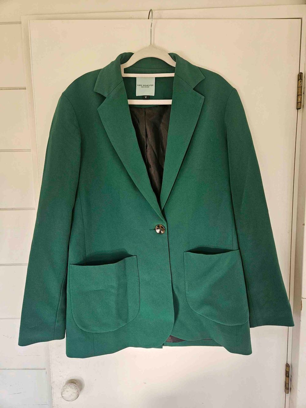 kate sylvester green blazer