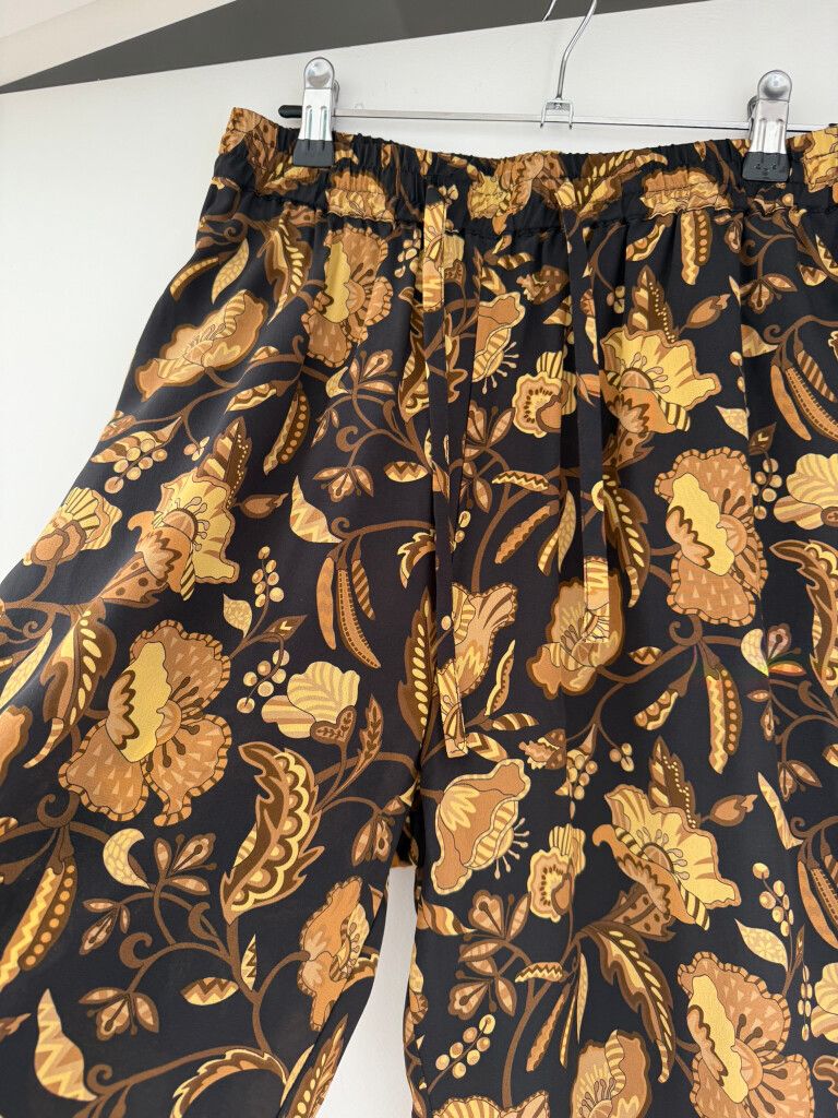 Matteau ginger hibiscus silk Pants Size 8