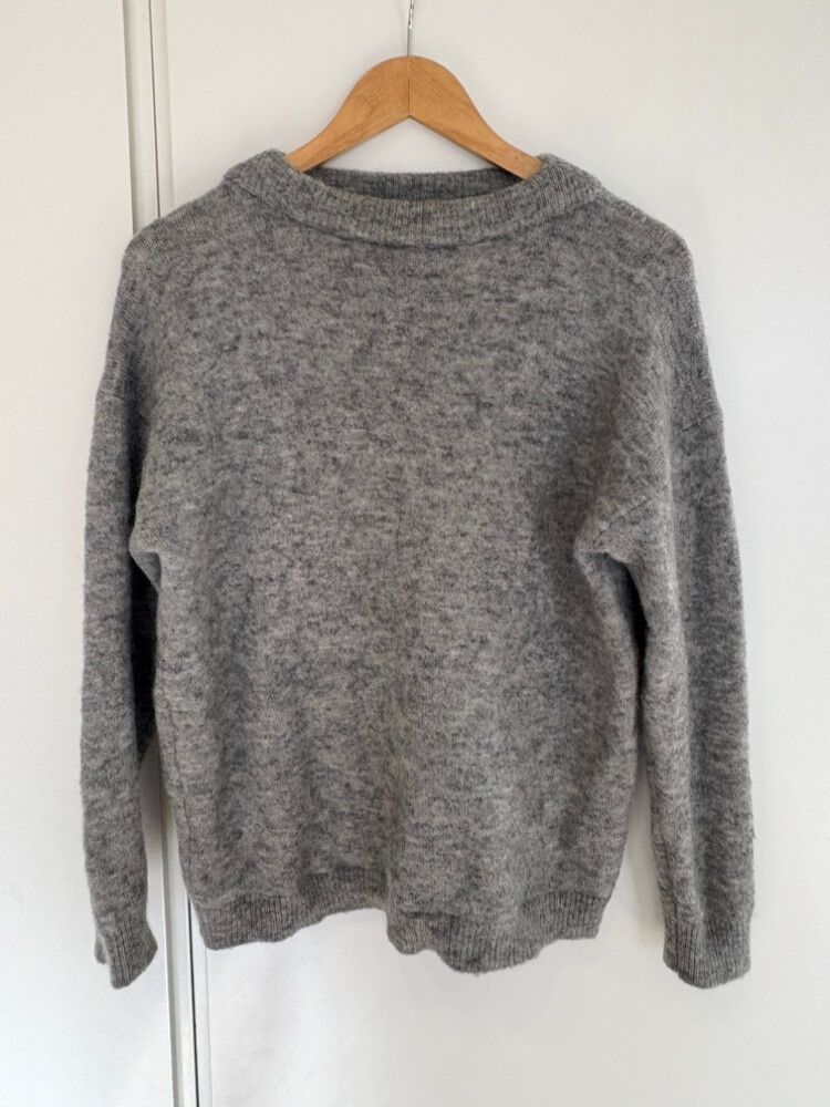 Acne Studios mohair blend grey jumper
