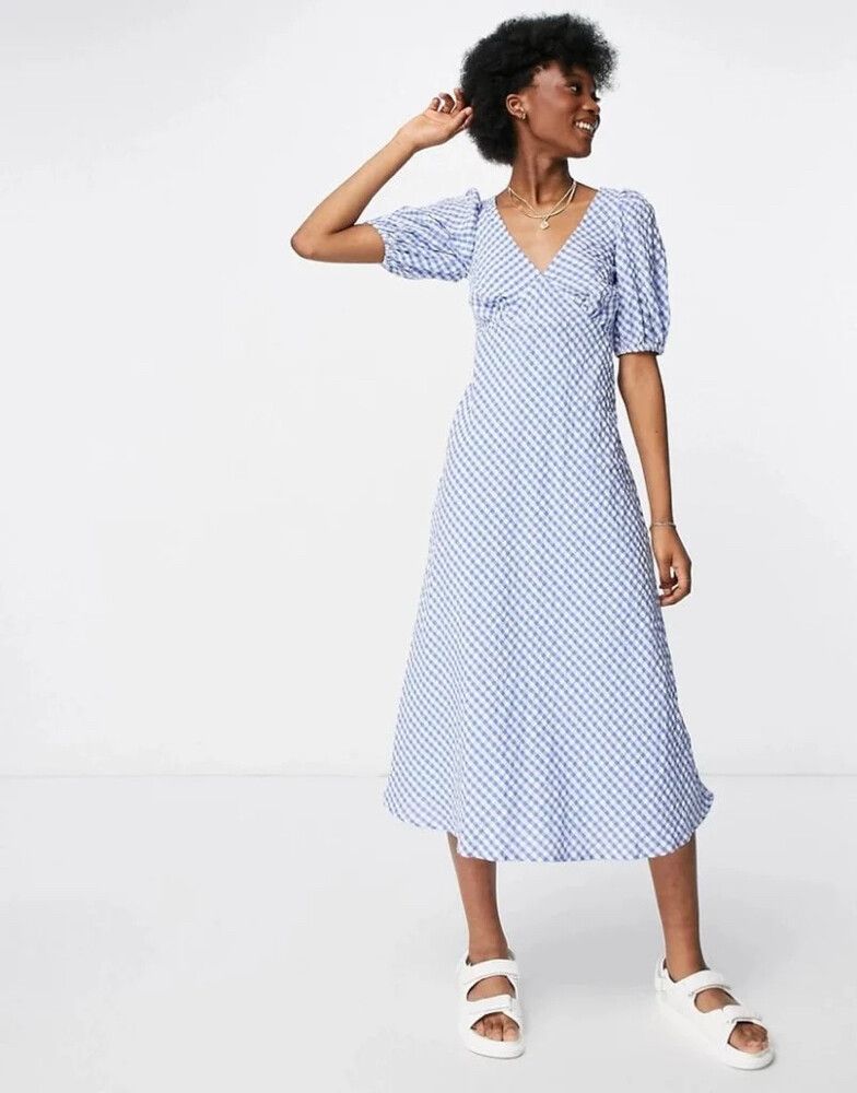 New Look - New Look Puff Sleeve Midi on Designer Wardrobe
