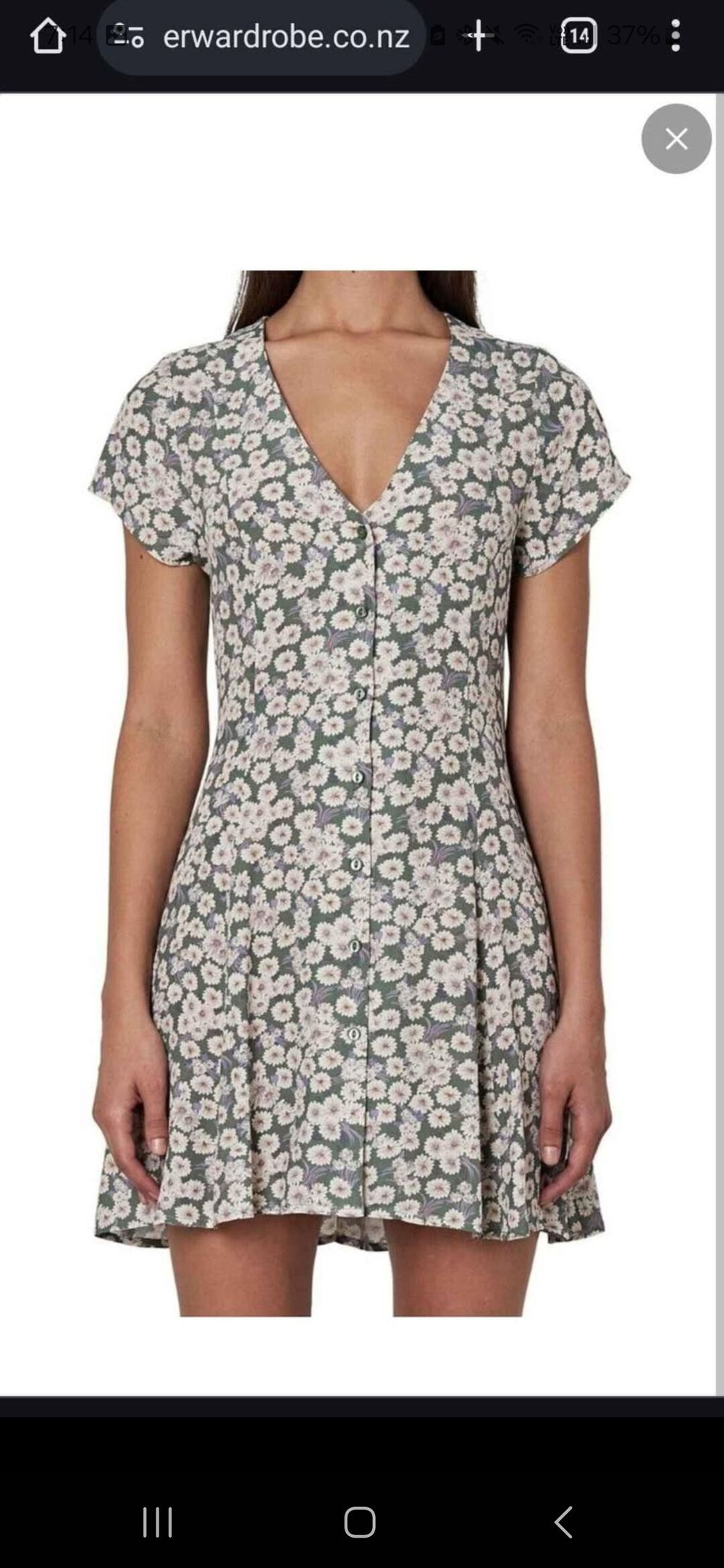 Summer floral dress