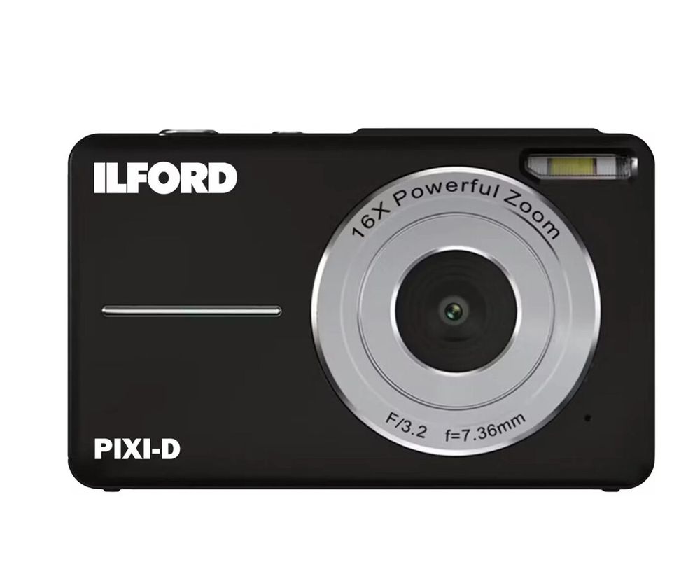 ILFORD 3005154 PIXI-D 5MP Compact Digital Camera - Black