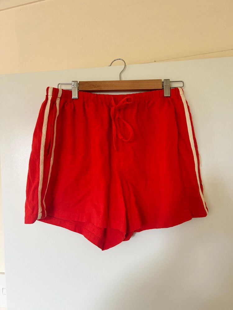 Red shorts