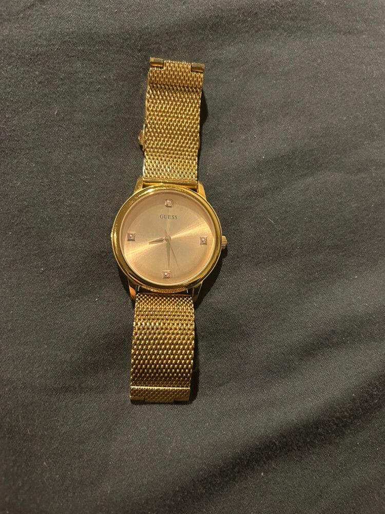 Rose Gold Genuine Guess Watch