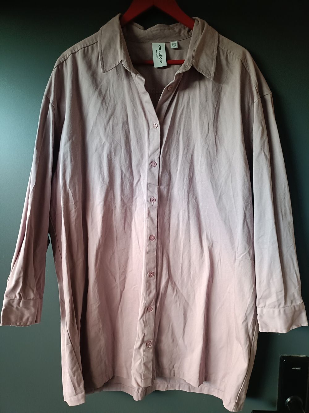 Collusion Mauve Pink Shirt Dress