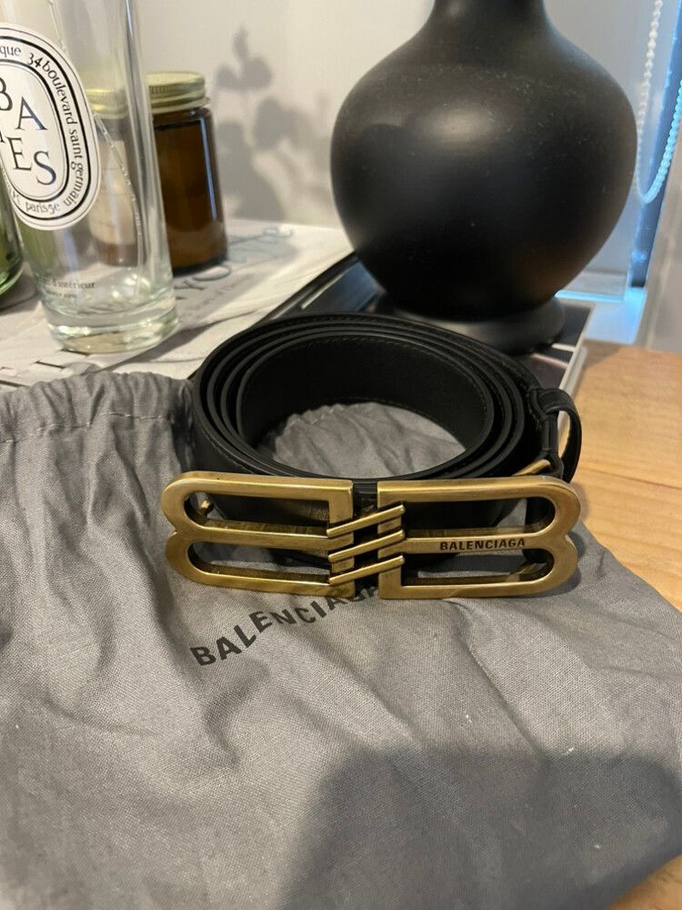 Balenciaga Classic BB Buckle Belt