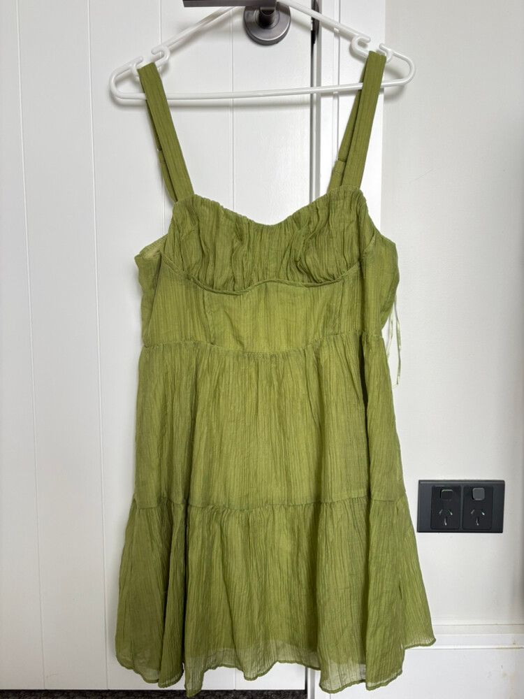 Showpo Green Mini Dress