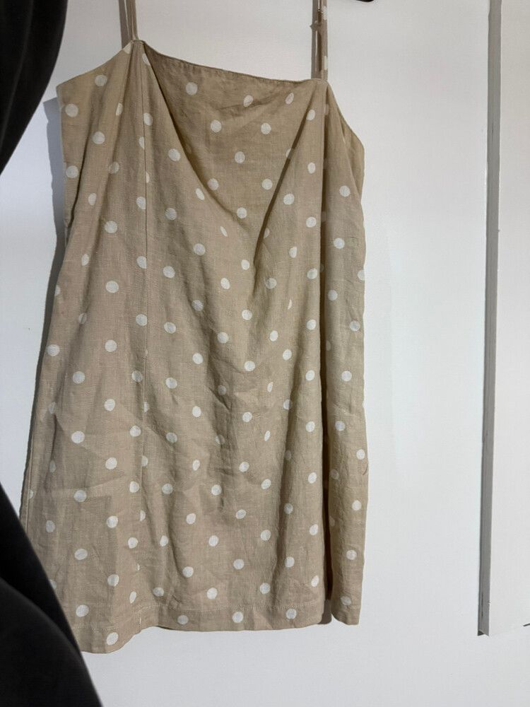 Glassons Beige Polka Dot Mini Dress