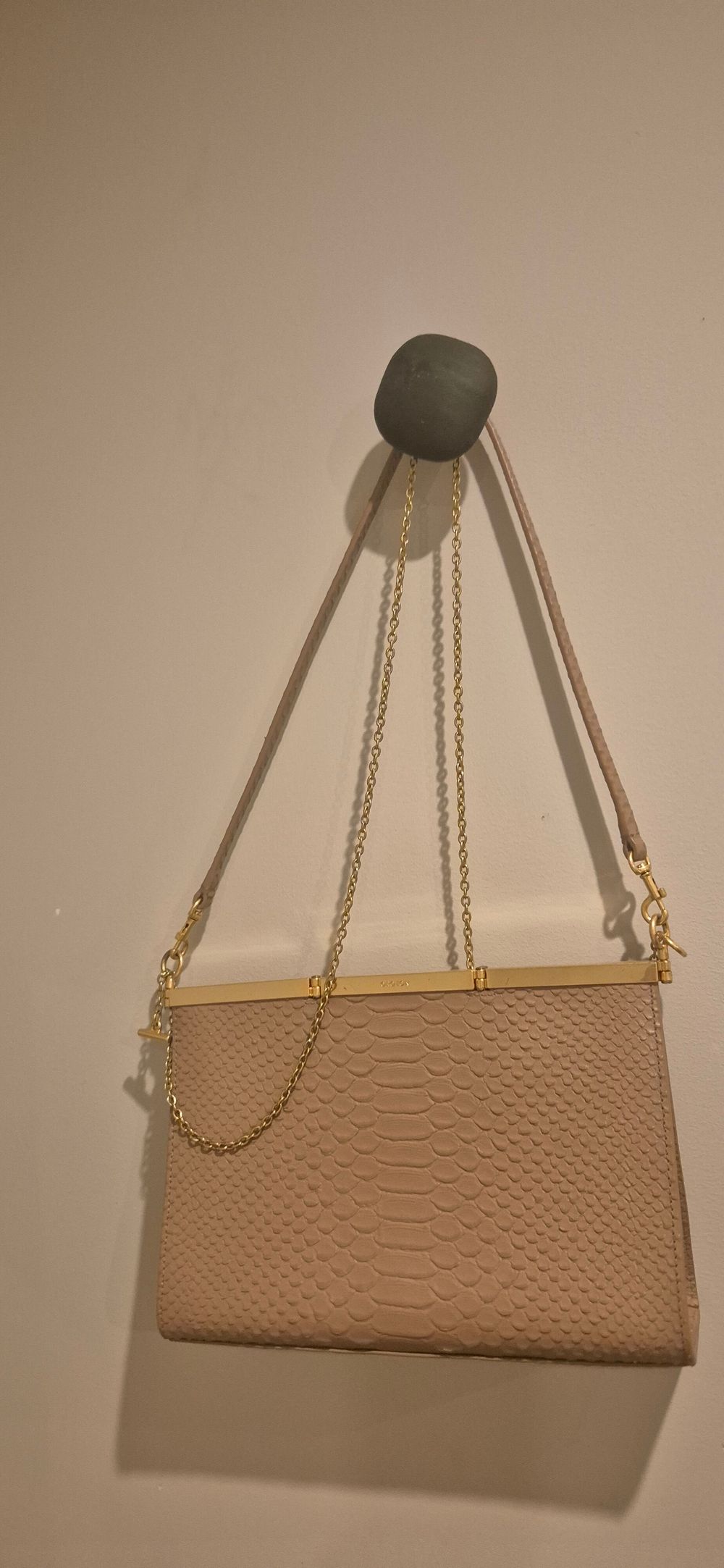 Oroton Snakeskin Clutch Bag