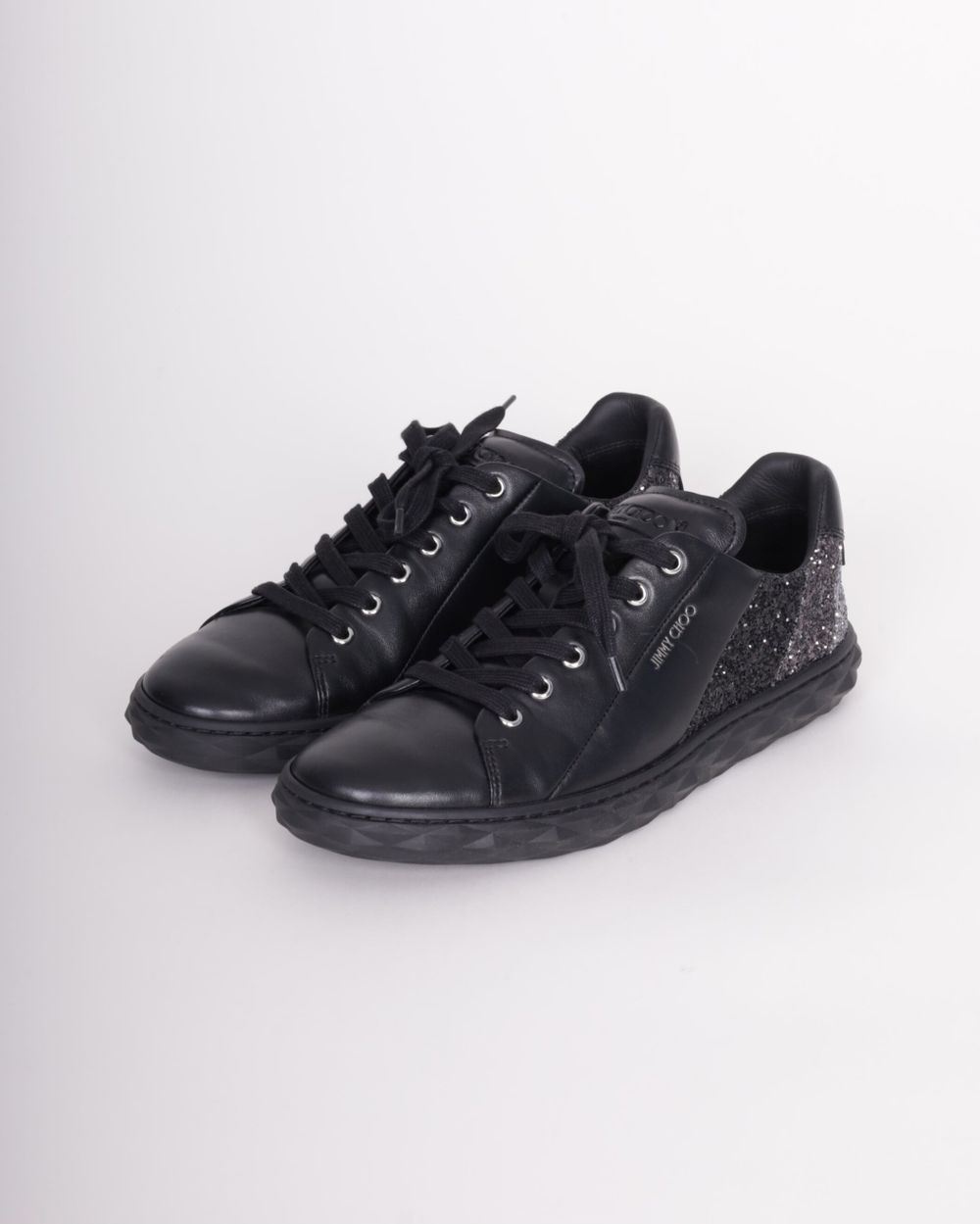 Jimmy Choo Diamond Maxi leather sneakers