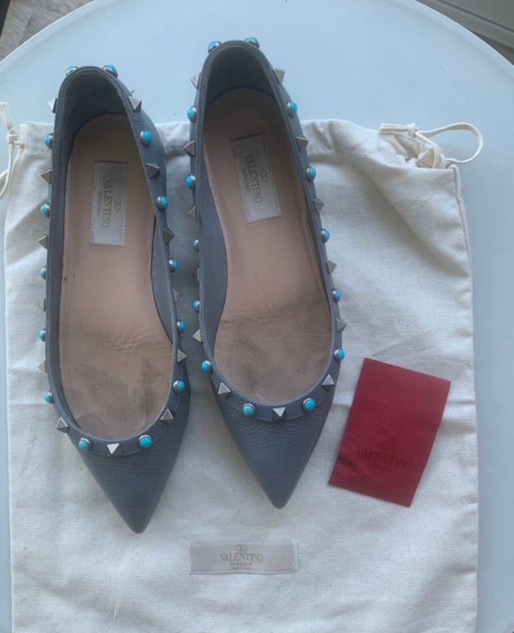 Valentino Rockstud Ballet Flats EUR36