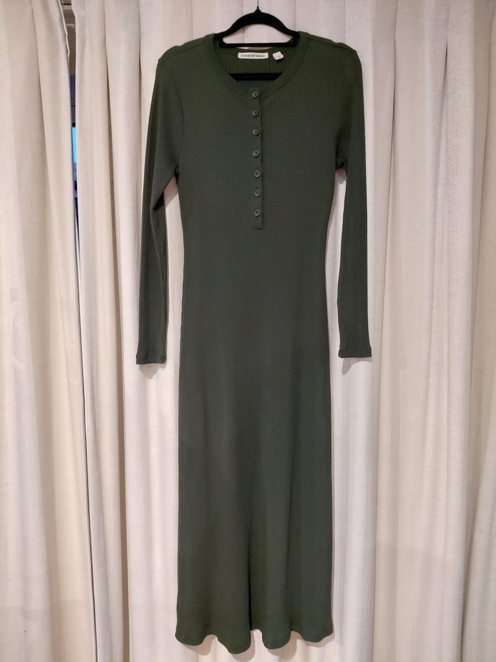 Country Road long sleeve Henley dress - near new!