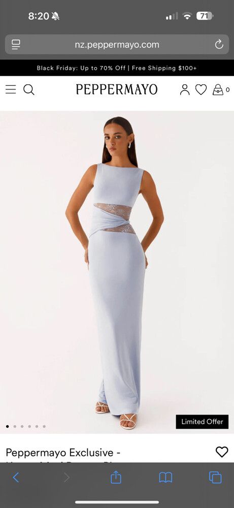 Blue Karma Maxi Dress