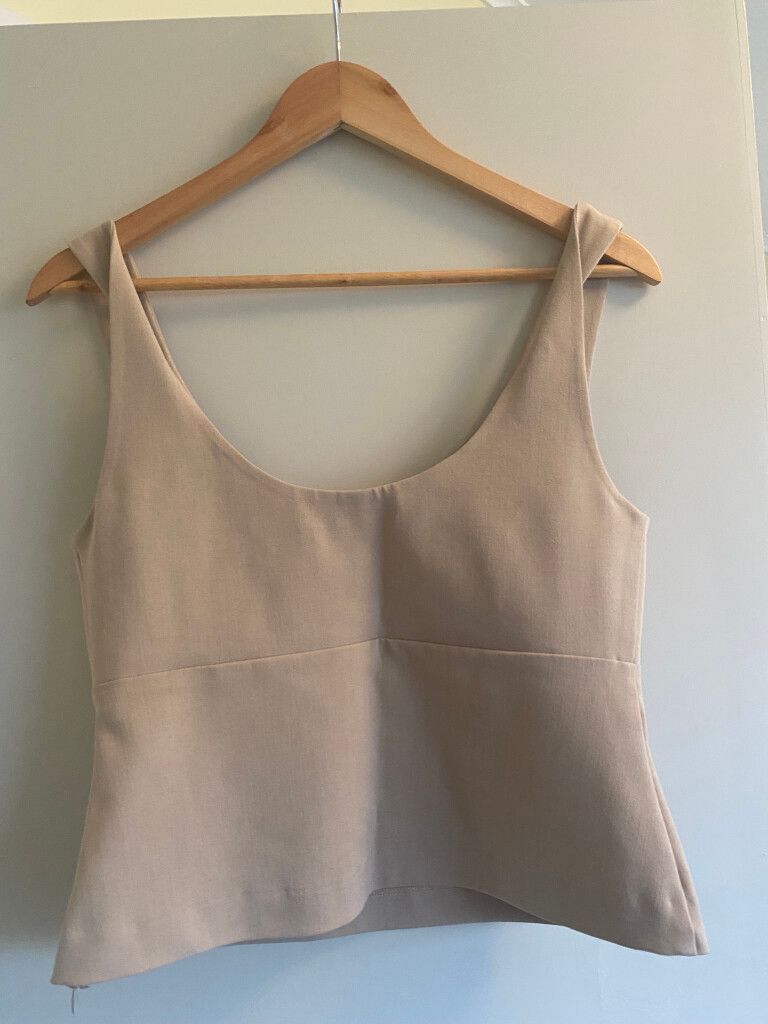 RUBY Beige Singlet Top