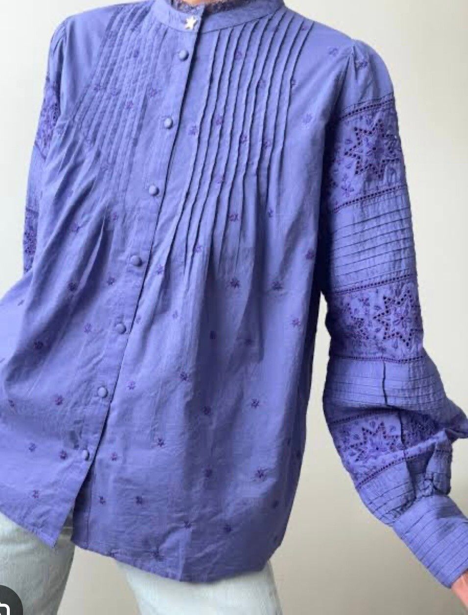 Fabienne Chapot Purple Fionna Blouse