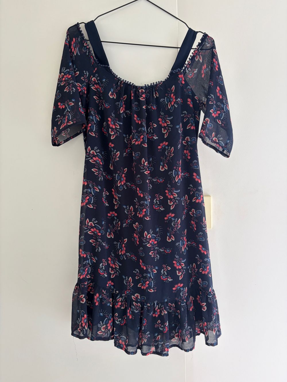 Floral Cold Shoulder Dress