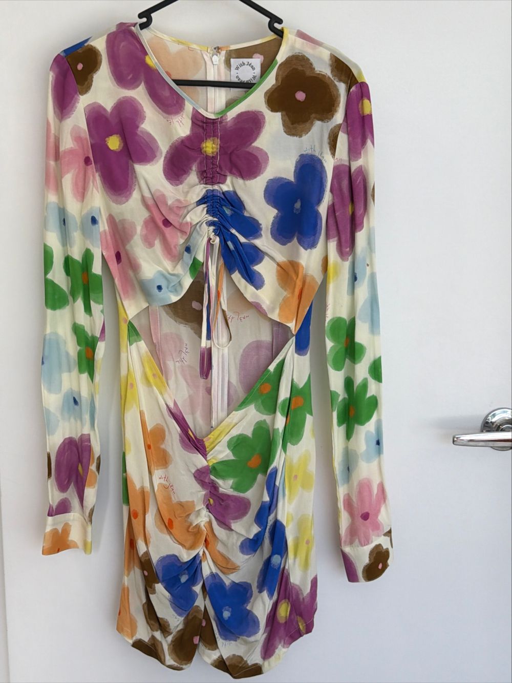 With Jean Floral Mini Dress