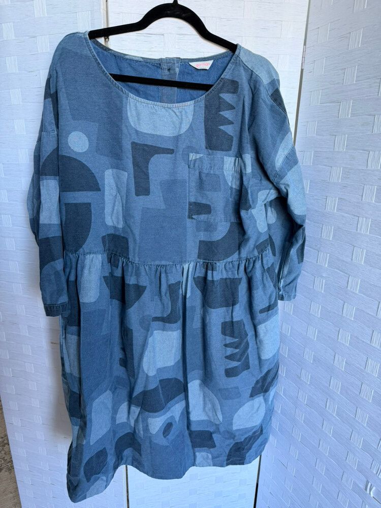 gorman denim dress Gorman Rosette Denim Shirt Dress