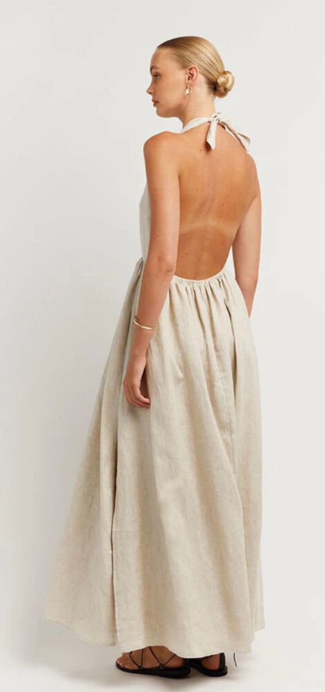 ruched halter neck maxi dress Ruched Halter Neck Maxi Dress – Charming Charlie
