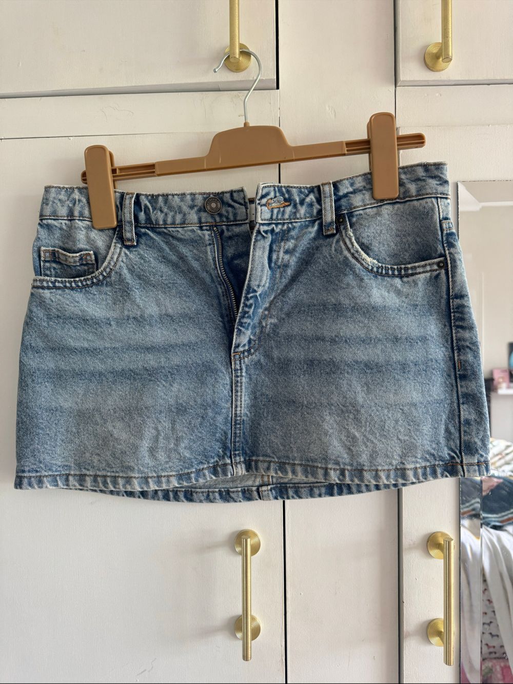 supre denim skirt