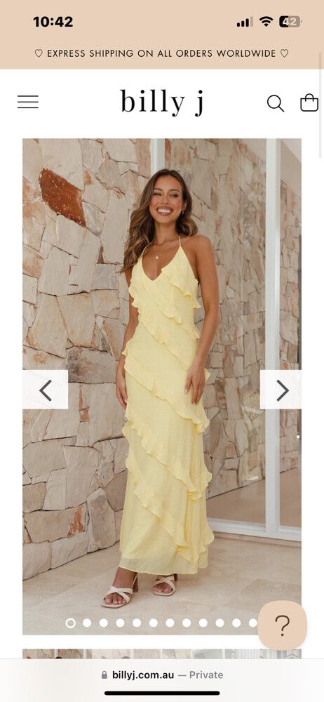 Billy J Boutique - Billy J Sophia Dress on Designer Wardrobe