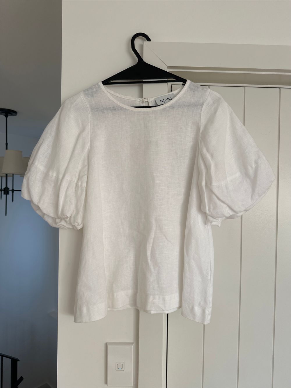Puff Sleeve Linen Shirt