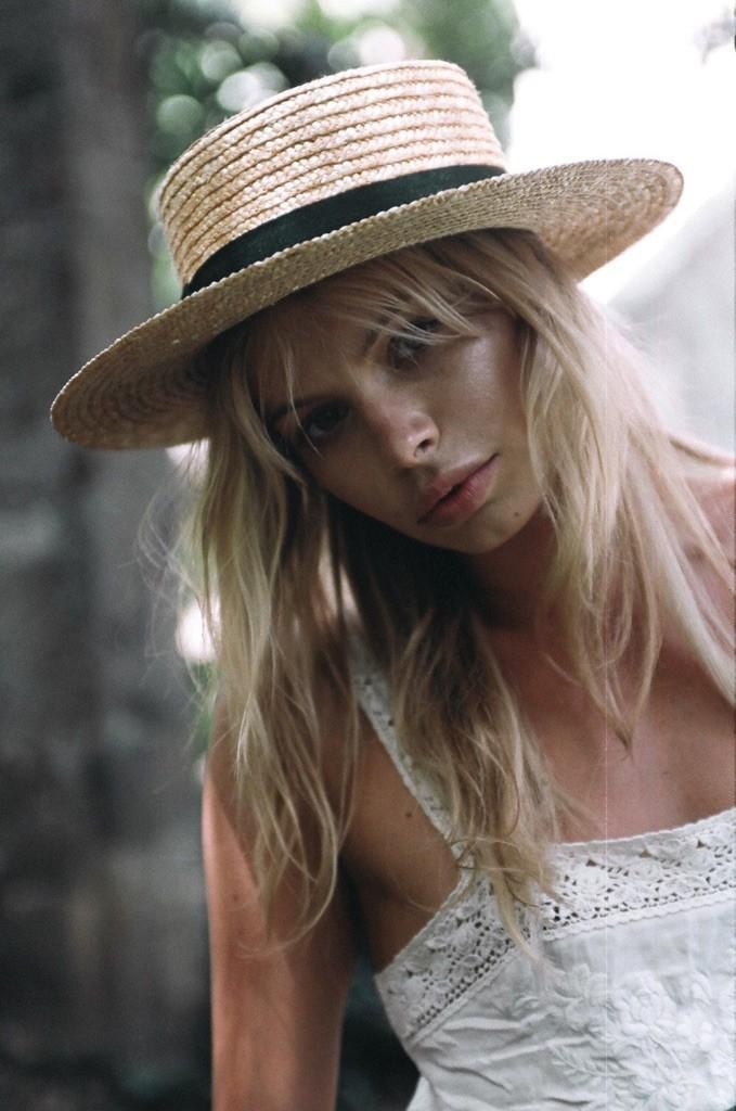 Lack Of Color - Lack Of Colour Boater Hat on Designer Wardrobe display picture 1