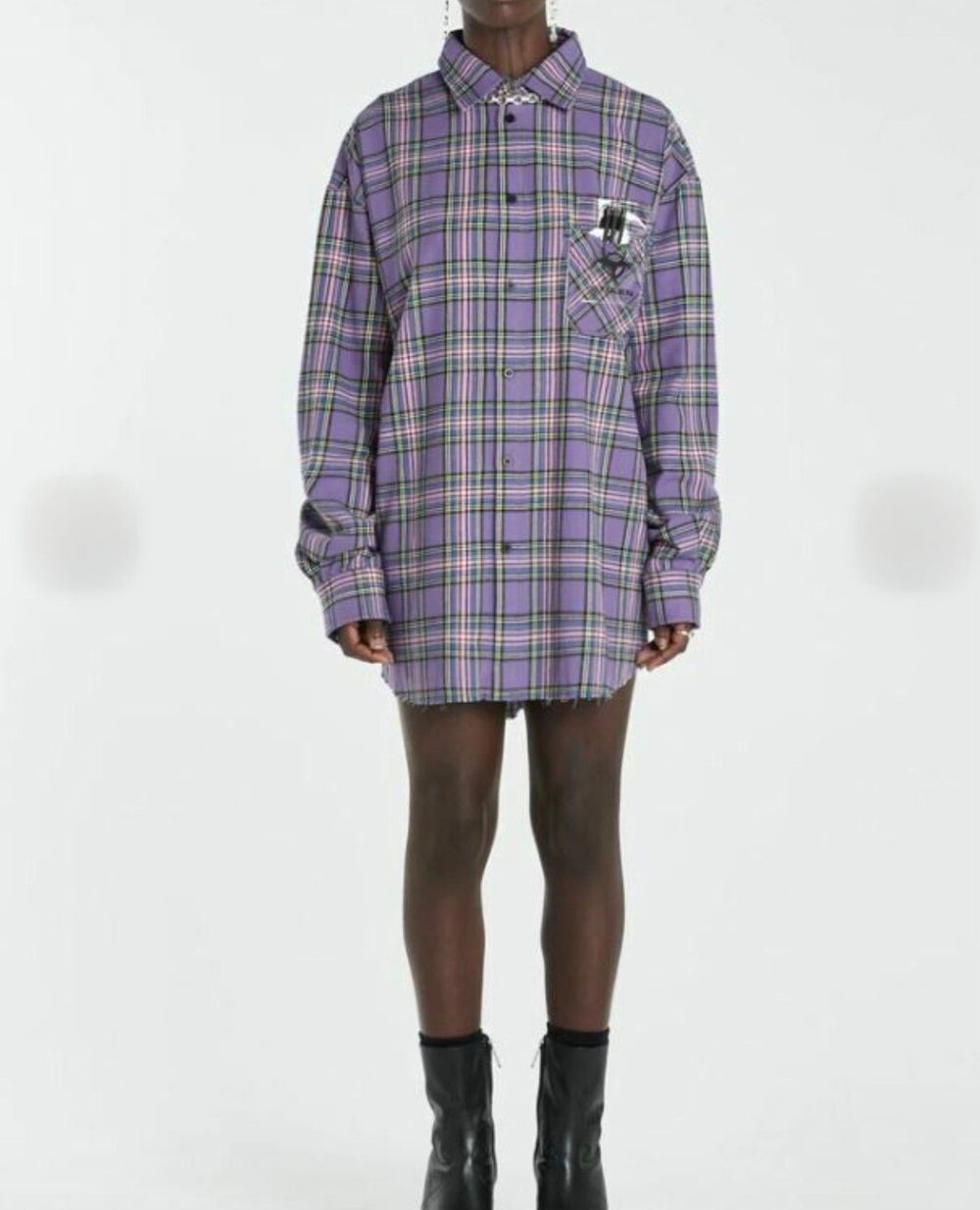 Stolen Girlfriends Club Plaid Flannel Shirt