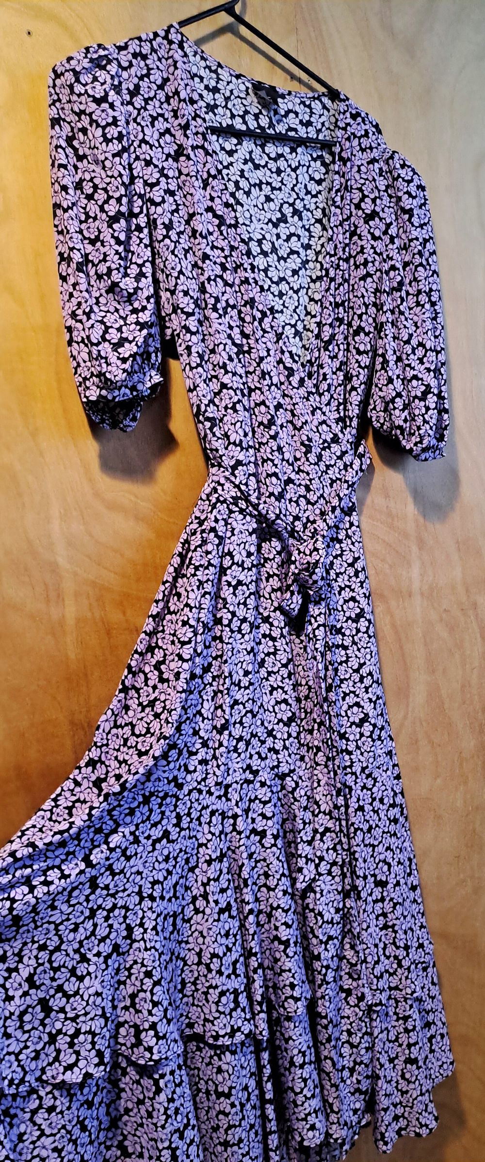 Husk Silk Wrap Dress