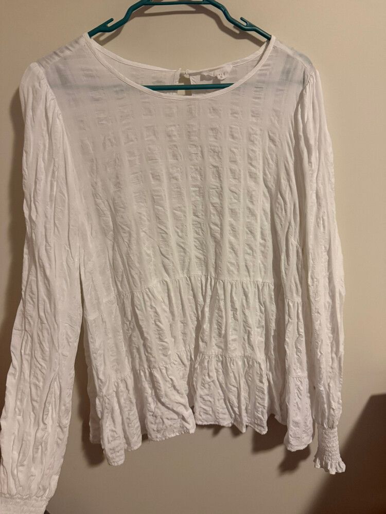Whistle White Long Sleeve Top