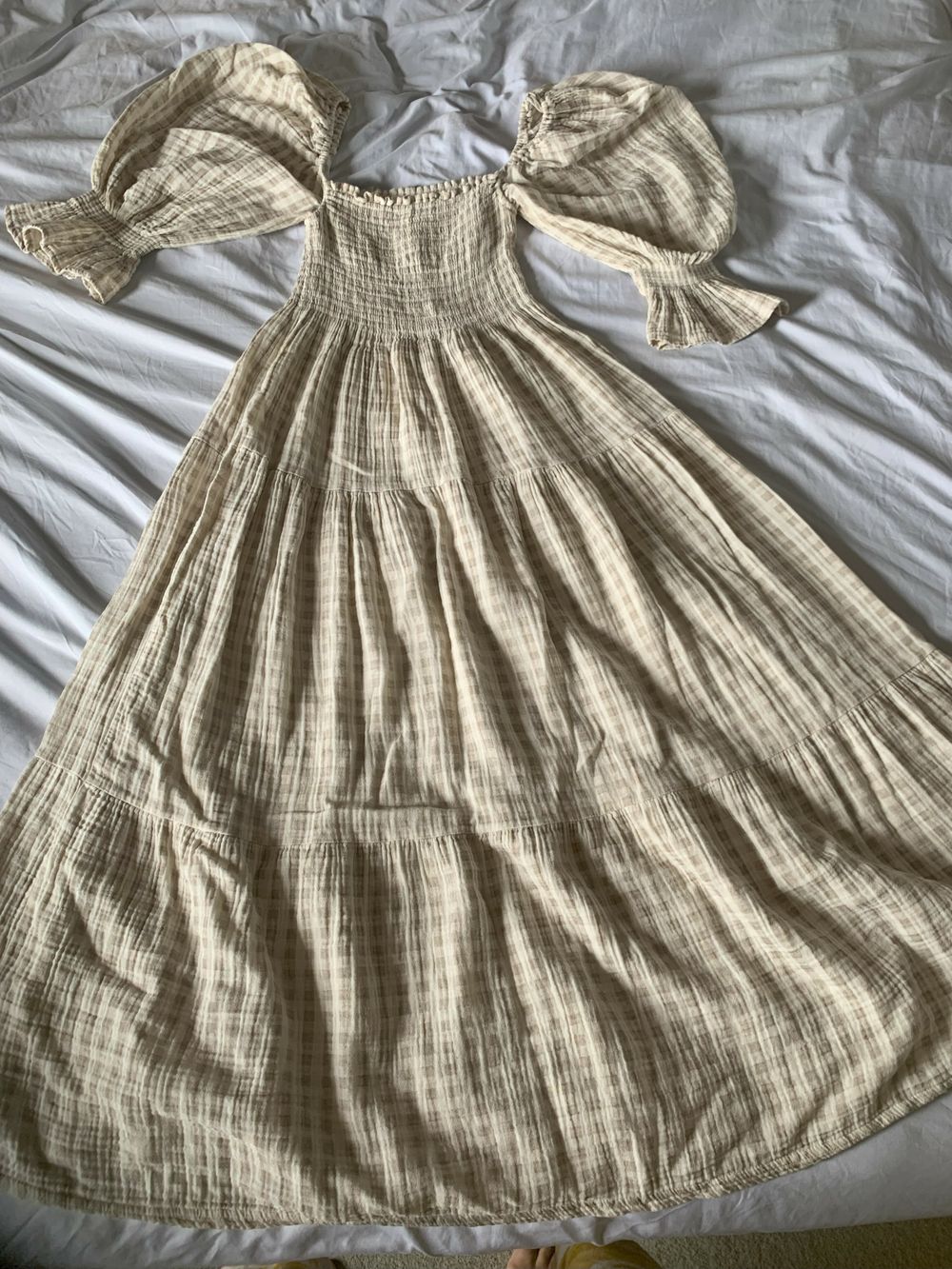 slim fit dress slacks [MOMMY & Me] Kiko Dress S / Taupe Gingham main image 0