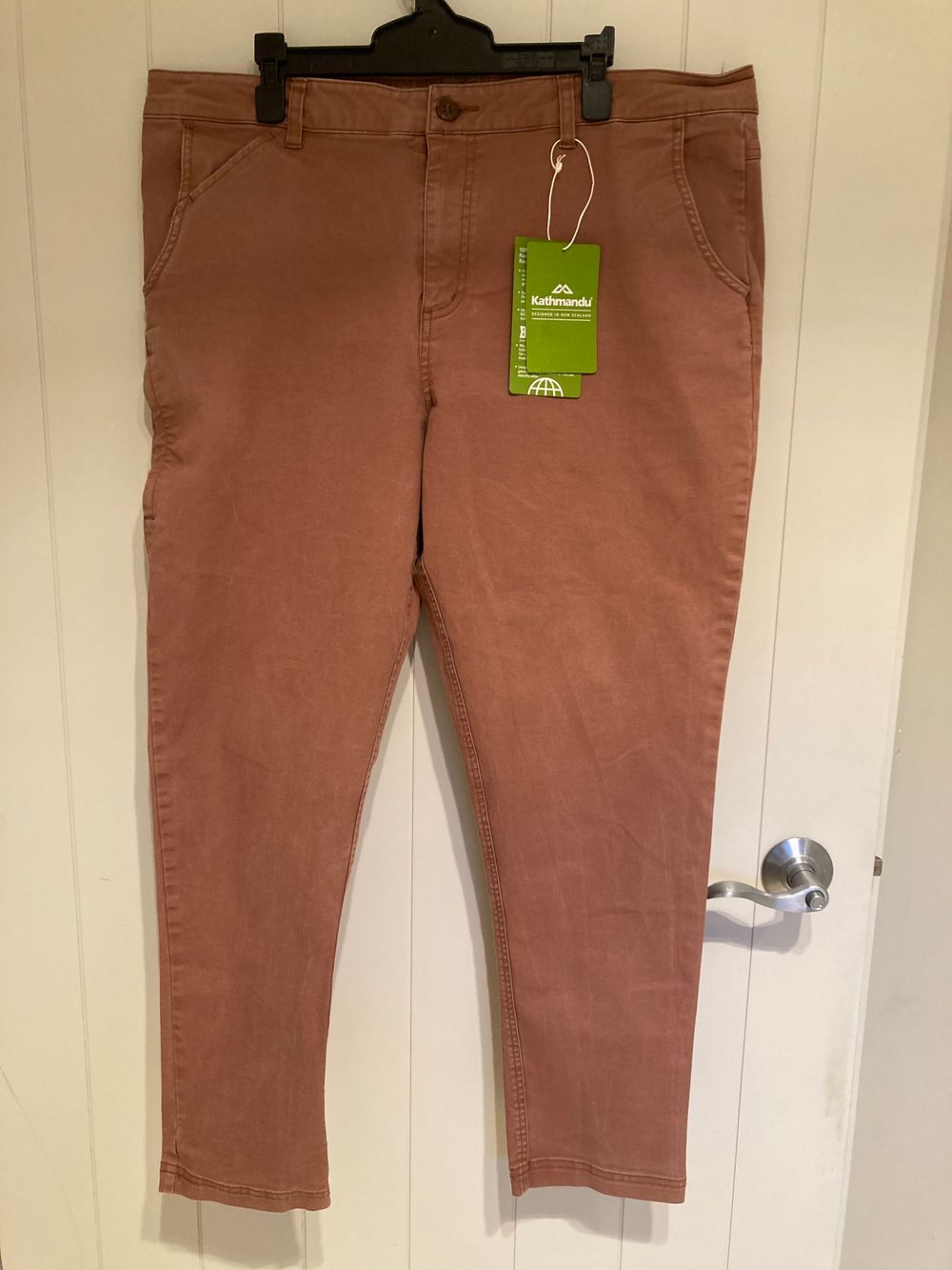 KATHMANDU EARTHCOLORS - LADIES NEW STRETCH JEANS - TERRACOTTA - SIZE 16
