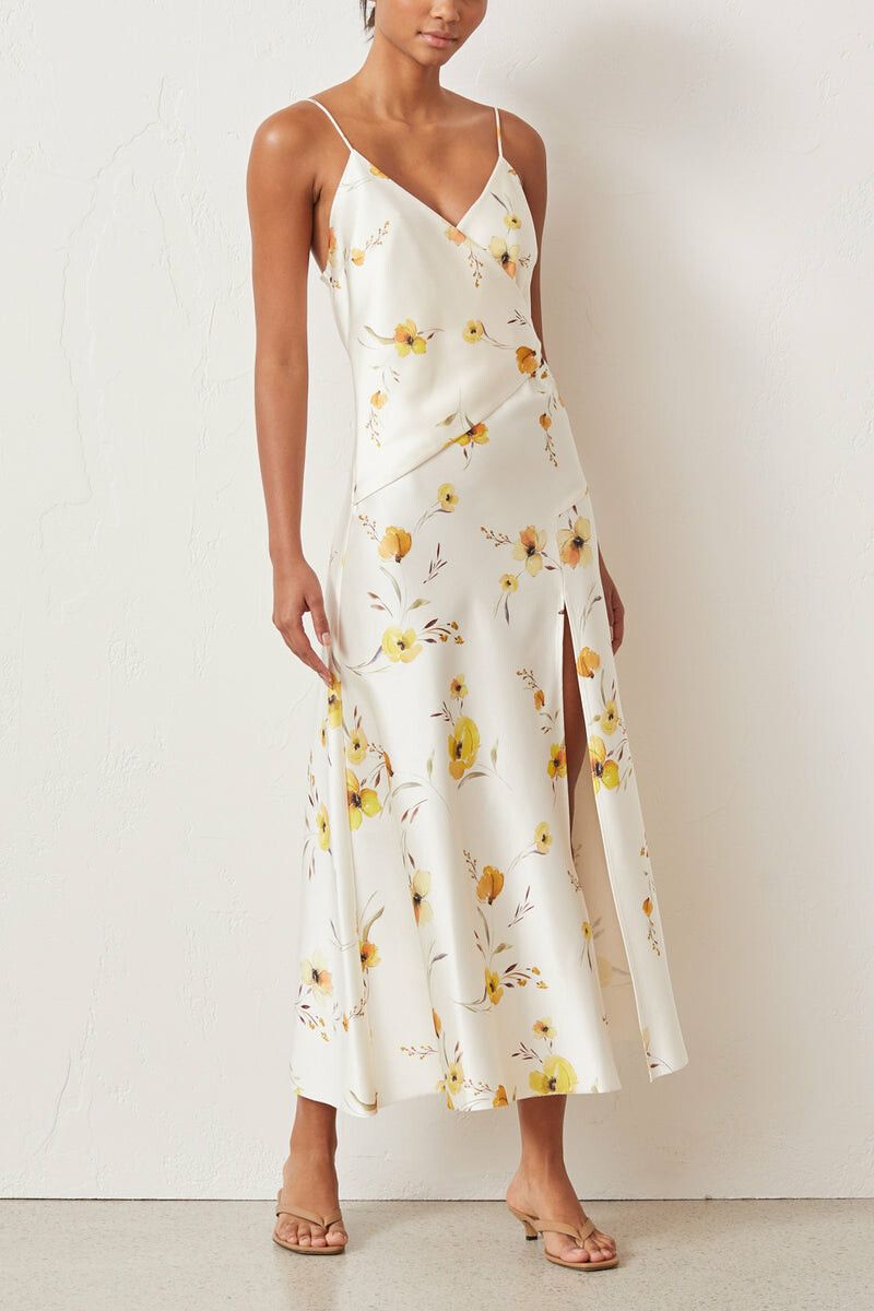 Bec & Bridge - BNWT BEC & BRIDGE PRINT COLETTE WRAP MIDI DRESS - SIZE 6  AU/2 US (RRP $330) on Designer Wardrobe