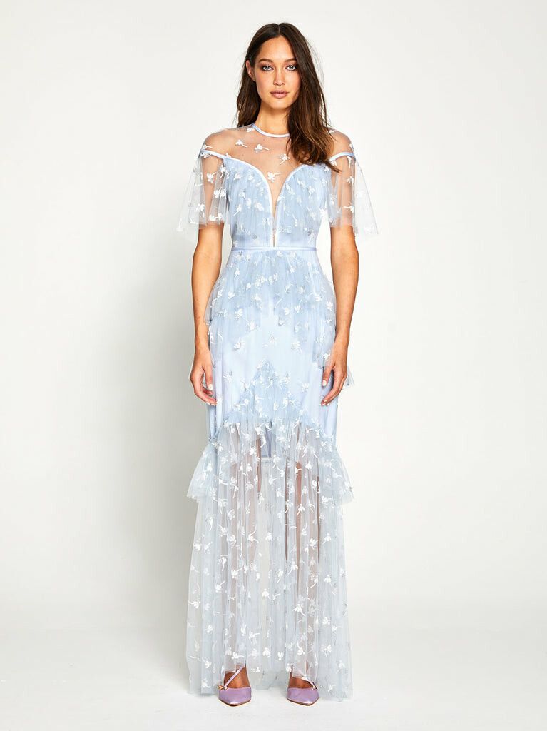 Alice McCall - BNWOT ALICE MCCALL DOVE BLUE MOON LOVER GOWN - SIZE 8 AU/4 US (RRP $650) on Designer Wardrobe Alice McCall - BNWOT ALICE MCCALL DOVE BLUE MOON LOVER GOWN - SIZE 8 AU/4 US (RRP $650) on Designer Wardrobe